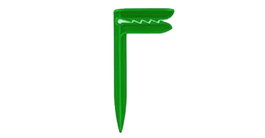 Marbueno 10503V Pinza pour Serviette Lot de 4 Plastique Vert 14,7x7,3x3 cm Plage et Jardin