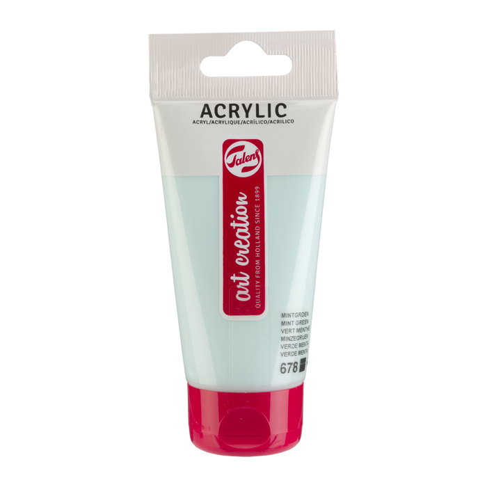 Talens Art Creation Peinture Acrylique en Tube 75 ml - Vert menta Talens Art Creation Peinture Acrylique en Tube 75 ml - Vert menta