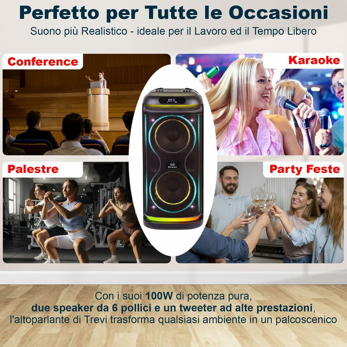 Haut-parleur portable Trevi Trevi XF 650 KB