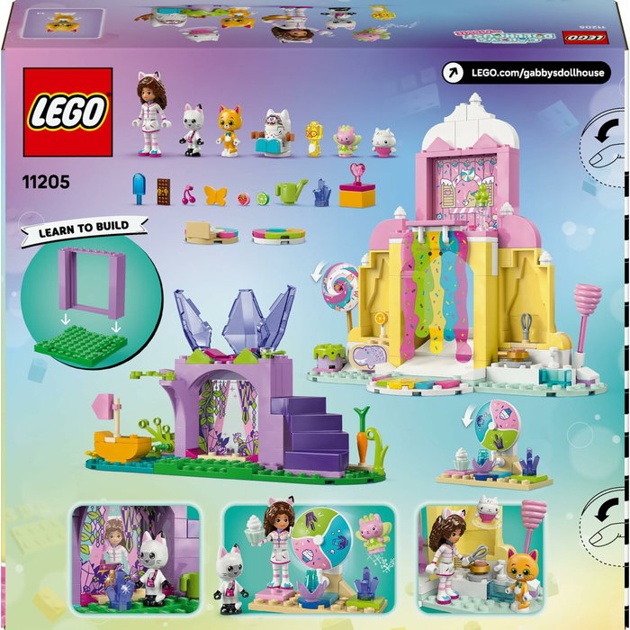 LEGO Gabby et la Maison Magique 11205 La Montagne de Friandises et le Jardin de Fée Minette