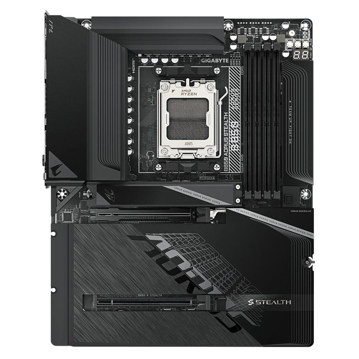Gigabyte B850 Aorus Stealth Carte Mère ATX AMD AM5 DDR5 Wi-Fi 7 5GbE PCIe 5.0