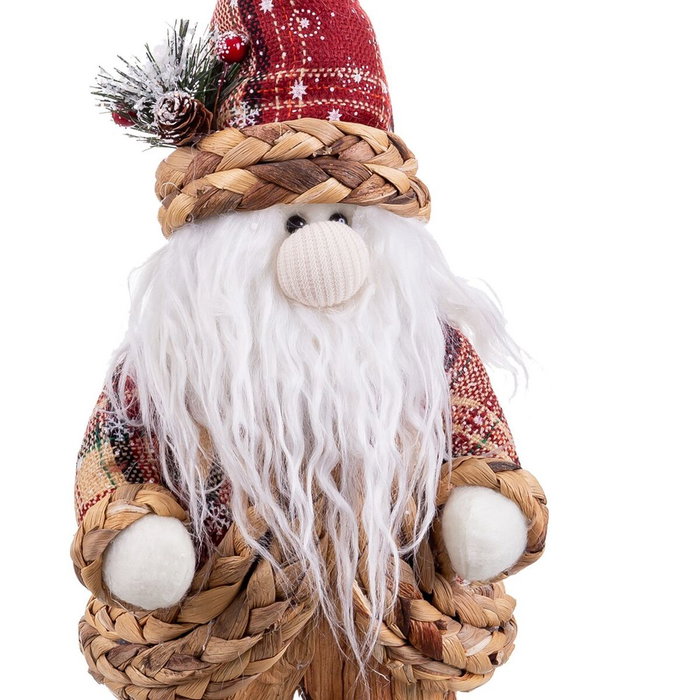 Décorations de Noël Multicouleur Polyfoam Tissu Père Noël 14 x 13 x 36 cm Décorations de Noël Multicouleur Polyfoam Tissu Père Noël 14 x 13 x 36 cm