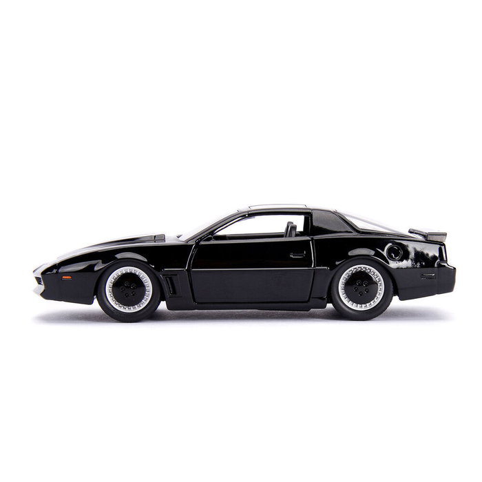 JADA TOYS - Réplique voiture Knight Rider KITT en métal - Échelle 1:32 - Portières ouvrantes, intérieur détaillé, pneus en caoutchouc