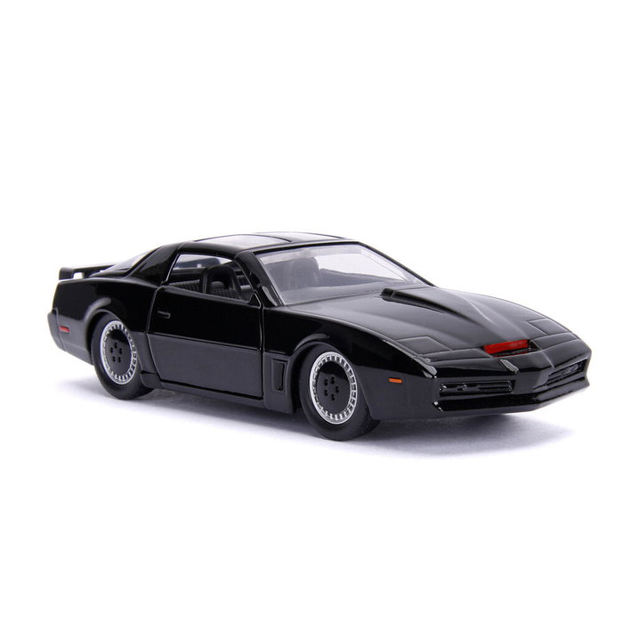 JADA TOYS - Réplique voiture Knight Rider KITT en métal - Échelle 1:32 - Portières ouvrantes, intérieur détaillé, pneus en caoutchouc