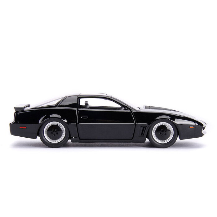 JADA TOYS - Réplique voiture Knight Rider KITT en métal - Échelle 1:32 - Portières ouvrantes, intérieur détaillé, pneus en caoutchouc