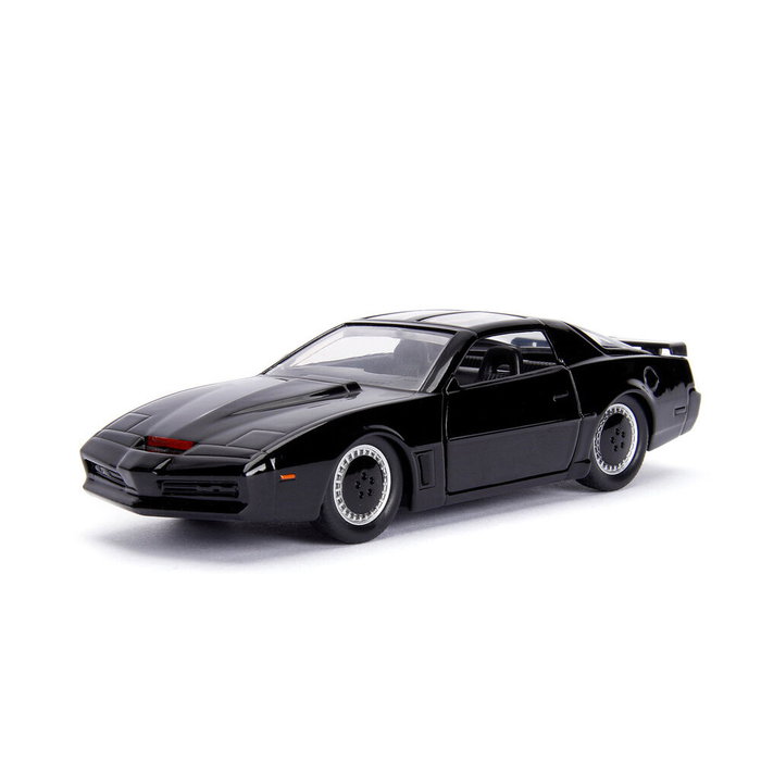 JADA TOYS - Réplique voiture Knight Rider KITT en métal - Échelle 1:32 - Portières ouvrantes, intérieur détaillé, pneus en caoutchouc