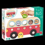 Goula Jeu 1 to 5 Bus - Jeu éducatif en bois avec 5 animaux à placer dans l'autobus - Jouet pour enfants à partir de 18 mois