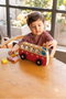 Goula Jeu 1 to 5 Bus - Jeu éducatif en bois avec 5 animaux à placer dans l'autobus - Jouet pour enfants à partir de 18 mois