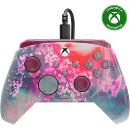 Turtle Beach Rematch Advanced - Manette filaire officielle pour Xbox et PC - Design Kyoto Bloom, gâchettes réglables, boutons arrière assignables, contrôle audio