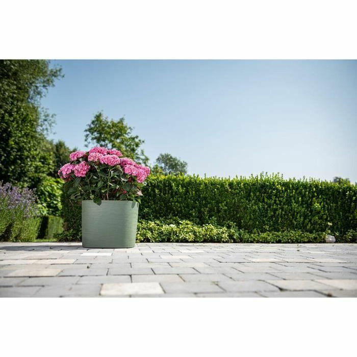Garden ID Pot avec réserve d'eau Respect Vert de gris 25 x 25 cm Garden ID Pot avec réserve d'eau Respect Vert de gris 25 x 25 cm