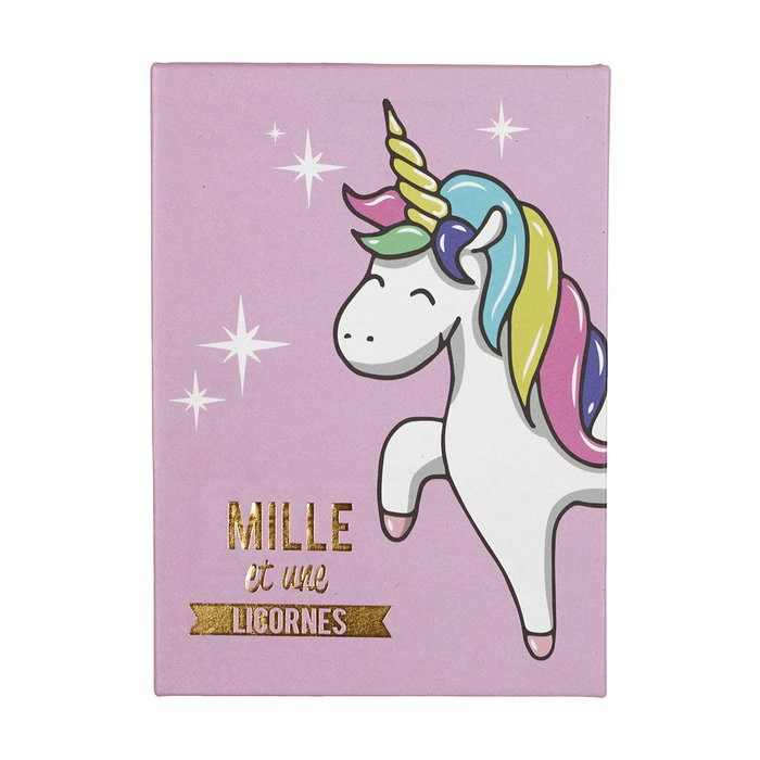 Jeux 2 momes Set de 10 blocs de notes adhésives Licorne Jeux 2 momes Set de 10 blocs de notes adhésives Licorne