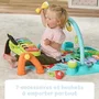 Vtech Baby Tapis d'éveil musical Tap Tap Piano évolutif 5 en 1, jeu sensoriel pour bébé de 0 à 36 mois - Multicolore