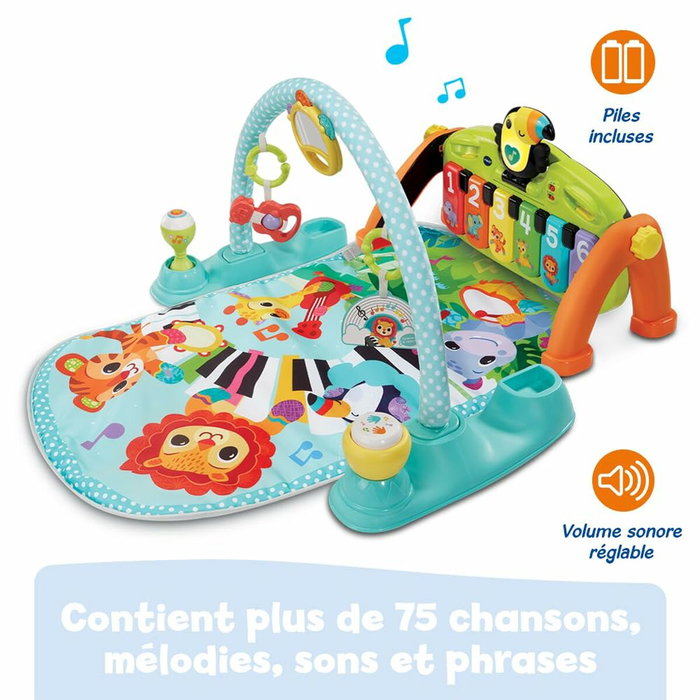 Vtech Baby Tapis Tap Tap Piano évolutif 5 en 1 - Multicolore Vtech Baby Tapis Tap Tap Piano évolutif 5 en 1 - Multicolore