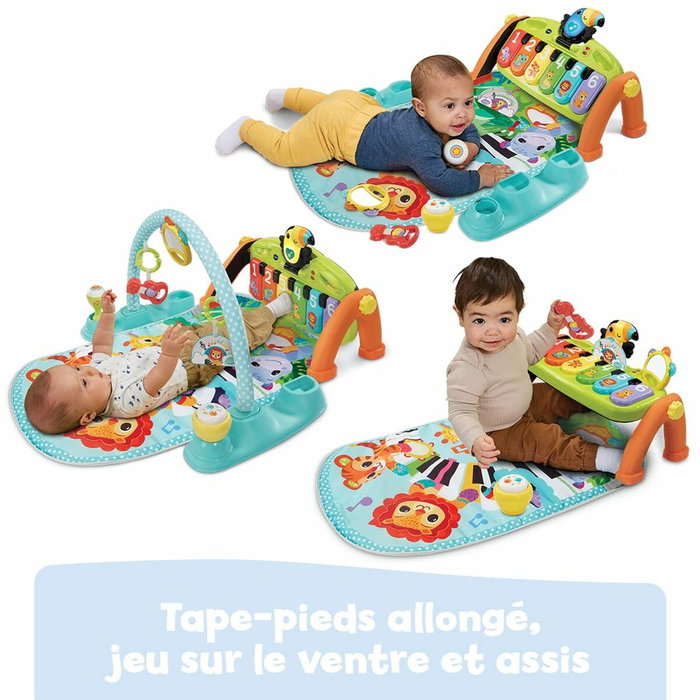Vtech Baby Tapis Tap Tap Piano évolutif 5 en 1 - Multicolore Vtech Baby Tapis Tap Tap Piano évolutif 5 en 1 - Multicolore