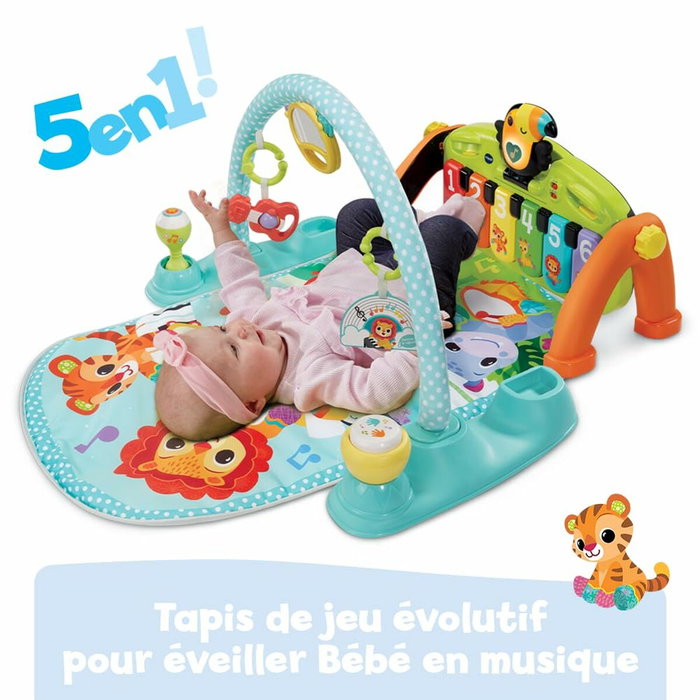 Vtech Baby Tapis Tap Tap Piano évolutif 5 en 1 - Multicolore Vtech Baby Tapis Tap Tap Piano évolutif 5 en 1 - Multicolore
