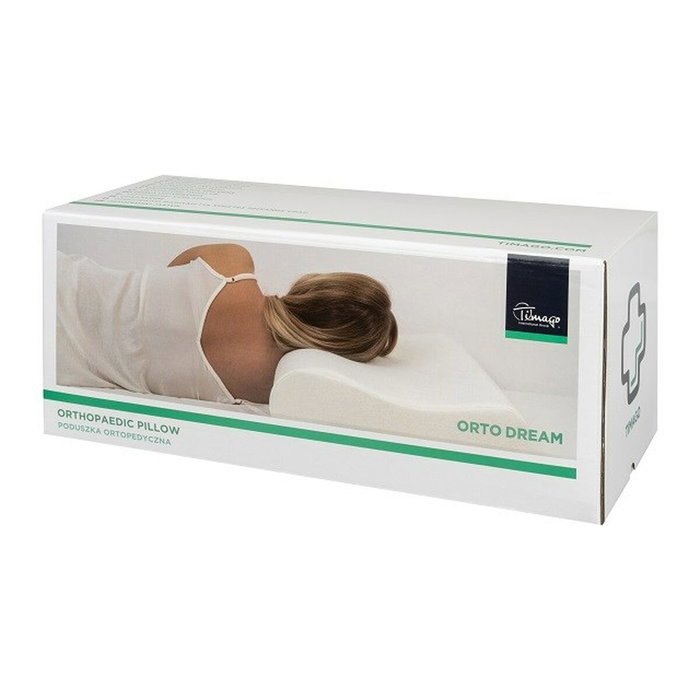 Timago Coussin Ergonomique pour les Genoux et les Jambes ORTO DREAM Blanc