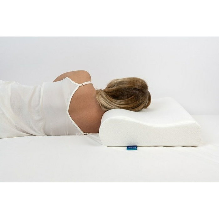 Timago Coussin Ergonomique pour les Genoux et les Jambes ORTO DREAM Blanc
