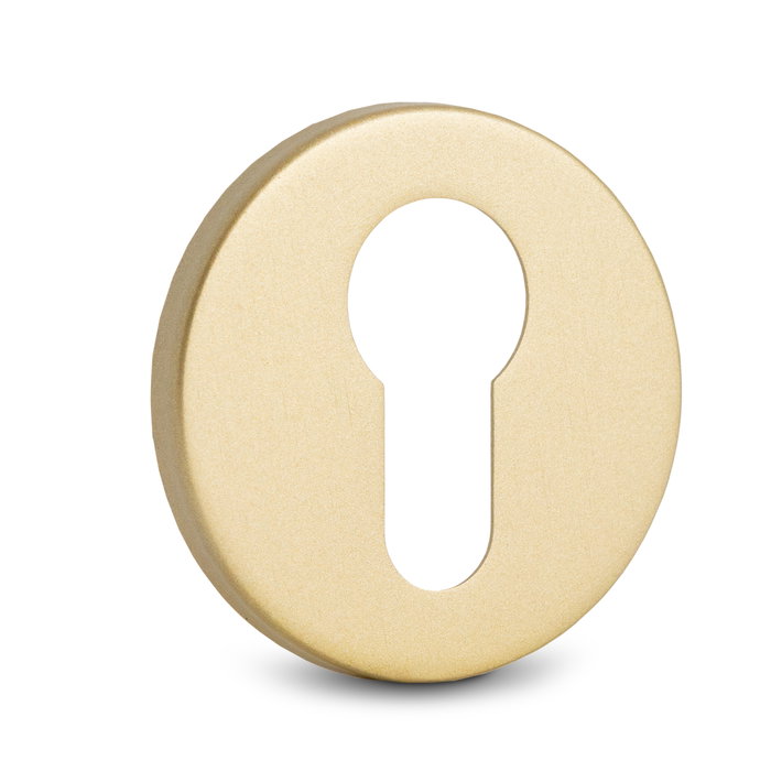 JANDEL Bocallave Zamak Ø50x5 mm pour serrure de porte et meuble - Finition noir, laiton mat, chrome, blanc, anthracite JANDEL Bocallave Zamak Ø50x5 mm pour serrure de porte et meuble - Finition noir, laiton mat, chrome, blanc, anthracite