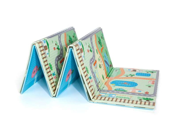 Molto Tapis de jeu reversible XXL 150 x 200 cm en XPE pour enfants à partir de 1 an