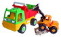 AVC - Camion Benne avec Excavatrice - Jouet Enfants 3 ans - Dimensions 68x45x32 cm