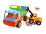 AVC - Camion Benne avec Excavatrice - Jouet Enfants 3 ans - Dimensions 68x45x32 cm