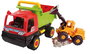 AVC - Camion Benne avec Excavatrice - Jouet Enfants 3 ans - Dimensions 68x45x32 cm