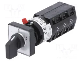 SCHNEIDER ELECTRIC Commutateur à came 10A 1-0-2 gris et noir