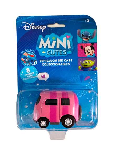 Bandai - Véhicules de Collection Mini Cutes Cars Disney, Série de Modèles Assortis, Dimensions 20x30x10 cm