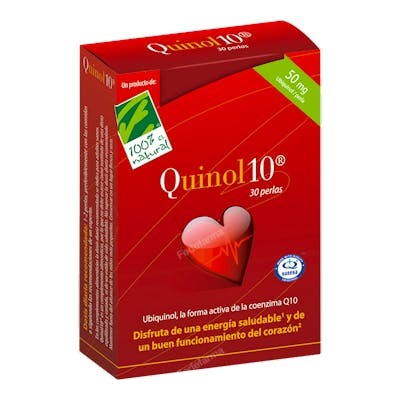 CIEN POR CIEN NATURAL QUINOL 10 50mg 30 perles CIEN POR CIEN NATURAL QUINOL 10 50mg 30 perles