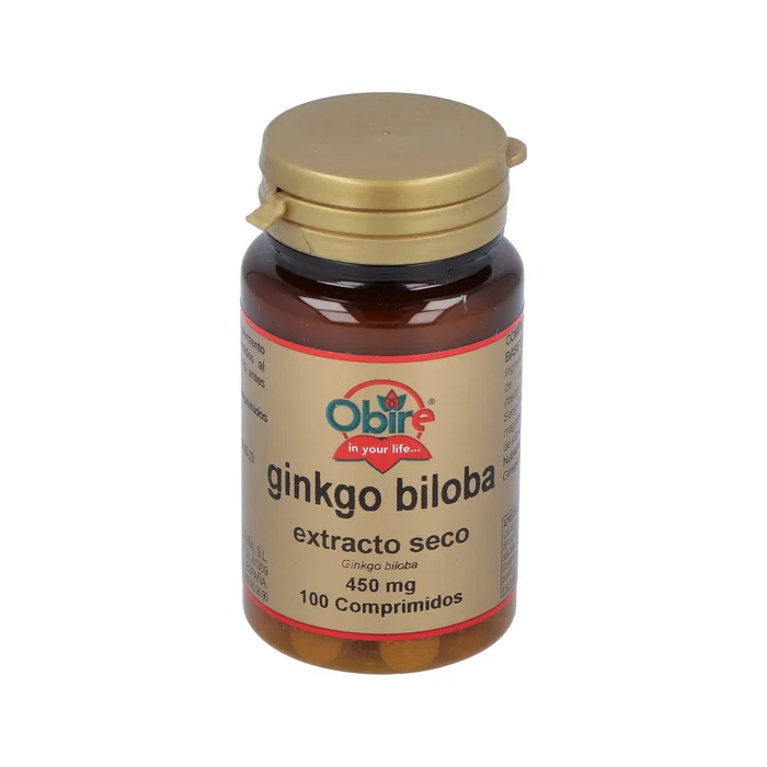 OBIRE Ginkgo Biloba 100 comprimidos 450 mg
