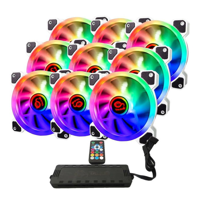 Ventillateur de cabine Talius IRIS SPECTRUM ARGB/CRONOS Ø 12 cm Ventillateur de cabine Talius IRIS SPECTRUM ARGB/CRONOS Ø 12 cm