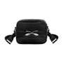 Ibiscuit - Sac bandoulière Harry Potter en nylon avec compartiment principal et poche avant, intérieur polyester, sangle ajustable 125 cm, noir