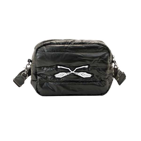 Ibiscuit - Sac bandoulière Harry Potter en nylon avec compartiment principal et poche avant, intérieur polyester, sangle ajustable 125 cm, noir Ibiscuit - Sac bandoulière Harry Potter en nylon avec compartiment principal et poche avant, intérieur polyester, sangle ajustable 125 cm, noir