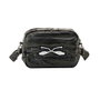 Ibiscuit - Sac bandoulière Harry Potter en nylon avec compartiment principal et poche avant, intérieur polyester, sangle ajustable 125 cm, noir