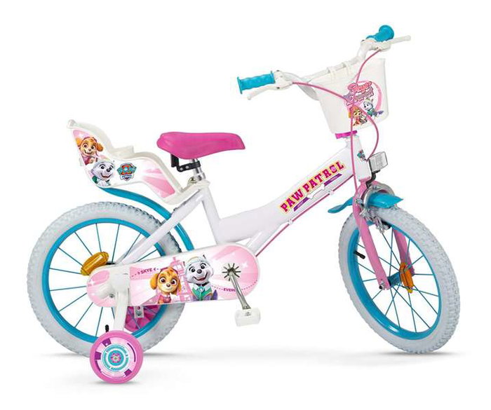 Toimsa Bicicleta Paw Patrol Fille 16 Pouces 5-6 Ans Vélo Enfant Acier