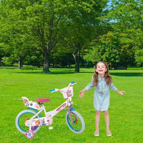 Toimsa Bicicleta Paw Patrol Fille 16 Pouces 5-6 Ans Vélo Enfant Acier