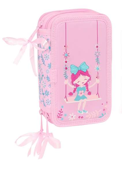 Glowlab Plumier triple "Swing" pour enfants, 37 pièces, 12,5x19,5x5,5 cm Glowlab Plumier triple "Swing" pour enfants, 37 pièces, 12,5x19,5x5,5 cm