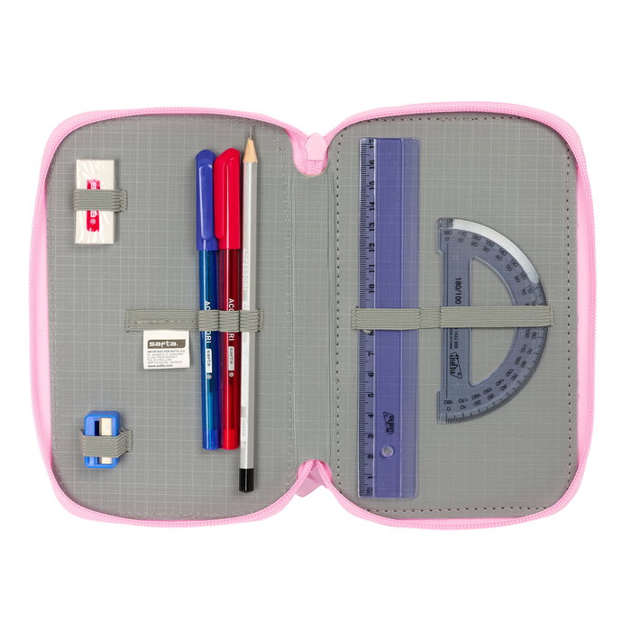 Trousse Scolaire avec Accessoires Glow Lab Swing Multicouleur 12,5 x 19,5 x 5,5 cm 37 Pièces