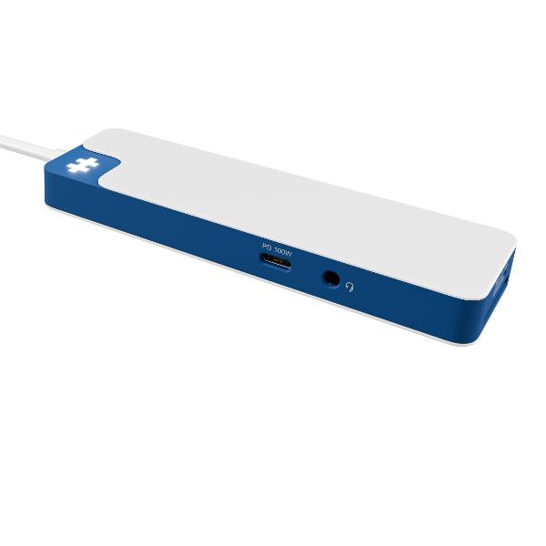 Targus HD4102BUGL Hub USB-C 8 en 1 avec HDMI 4K, USB-A, Power Delivery 100W – Lecteur SD, prise audio 3,5 mm, Plug & Play
