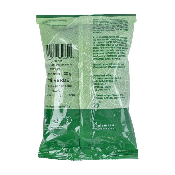 PLAMECA Thé vert entier, sachet de 100 g PLAMECA Thé vert entier, sachet de 100 g