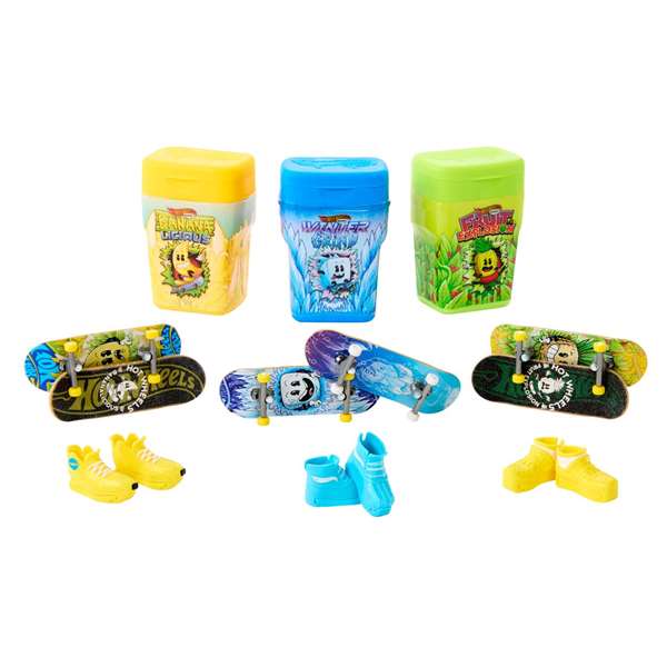 Mattel - Jeu de patins à roulettes Hot Wheels Skate avec 2 patins et une paire de chaussures - Modèles assortis