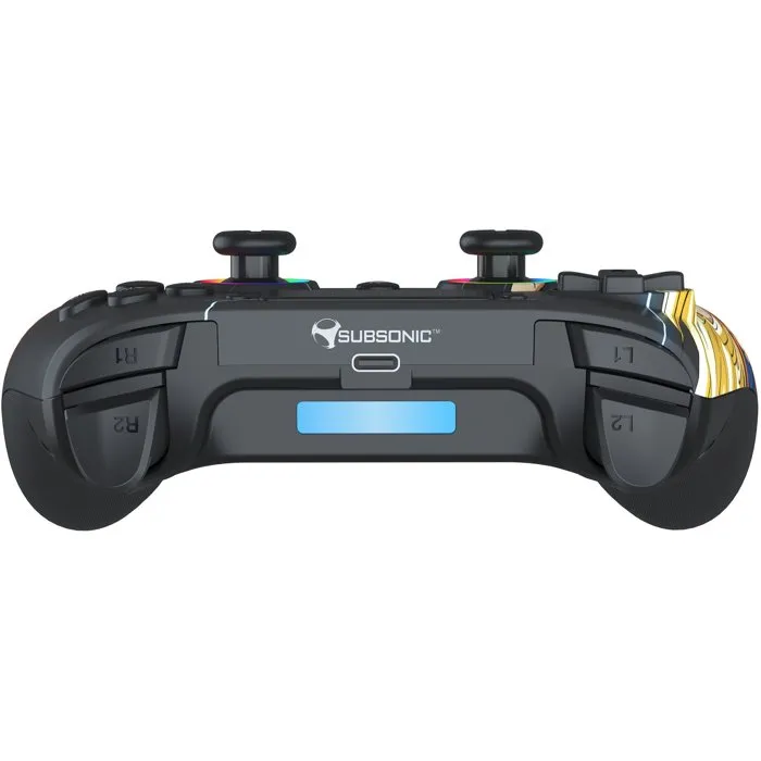 Subsonic Manette sans fil Dragon Ball Goku Super Saiyan pour PS4 et PC - Noir