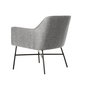 Fauteuil DKD Home Decor Noir Gris clair Métal 66 x 62 x 76,5 cm