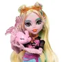 Monster High Poupée Lagoona Blue HXH75 avec Animal Piranha Neptuna et Accessoires Océaniques