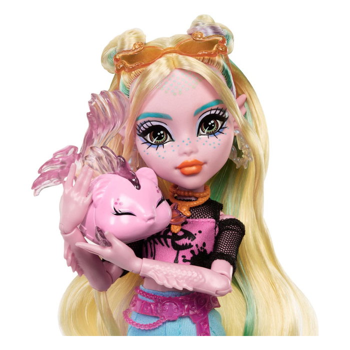 Monster High Poupée Lagoona Blue avec animal et accessoires