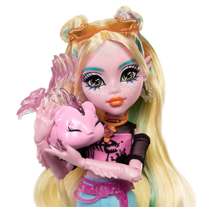 Monster High Poupée Lagoona Blue avec animal et accessoires