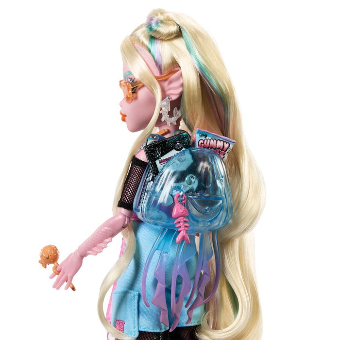 Monster High Poupée Lagoona Blue avec animal et accessoires