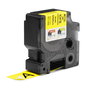 Dymo Rhino Black Yellow 1734525 - Ruban d'étiqueteuse pour imprimante Dymo