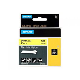 Dymo Rhino Black Yellow 1734525 - Ruban d'étiqueteuse pour imprimante Dymo