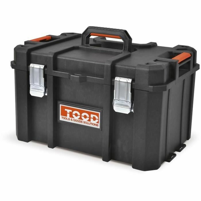 Tood Mallette à outils étanche avec séparateurs - noir/orange Tood Mallette à outils étanche avec séparateurs - noir/orange